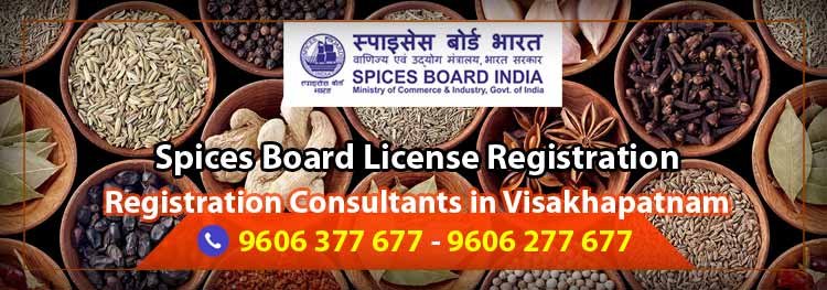 Spices Board License Registration Consultants in Visakhapatnam