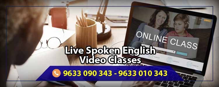 Live Spoken English Video Classes in India