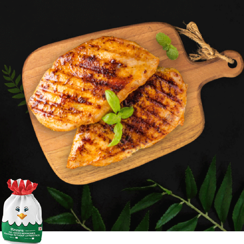 Grilled Chicken Breast 450g - Ready to Cook (Antibiotic Free)