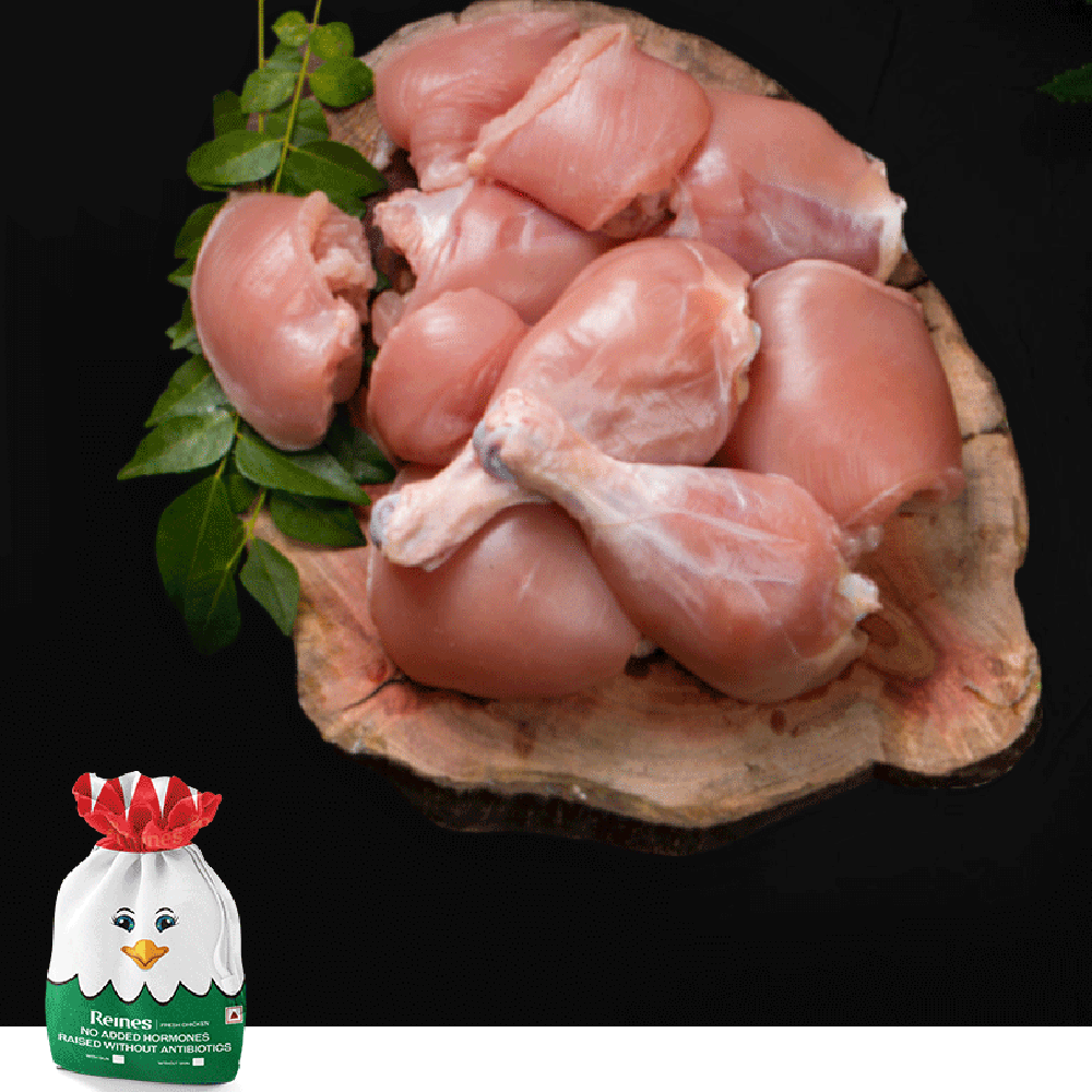 Meat Weight 500g, Curry Cut, Without Skin & Parts (Antibiotic Free Chicken)